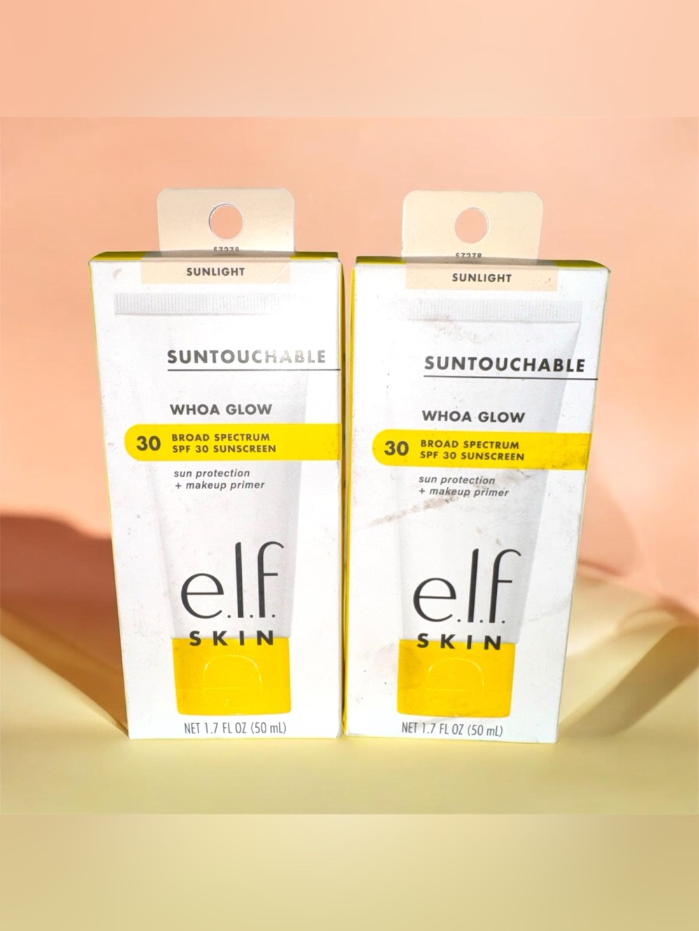 2x elf Suntouchable Whoa Glow SPF 30 + Makeup Primer